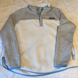 Vineyard vine half button pullover